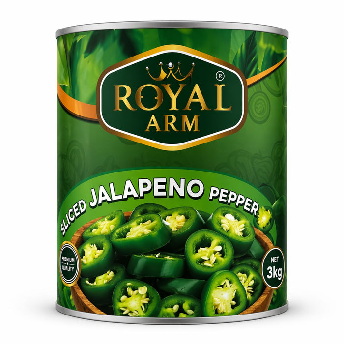 Royal Arm Sliced Jalapeno Pepper - 3KG