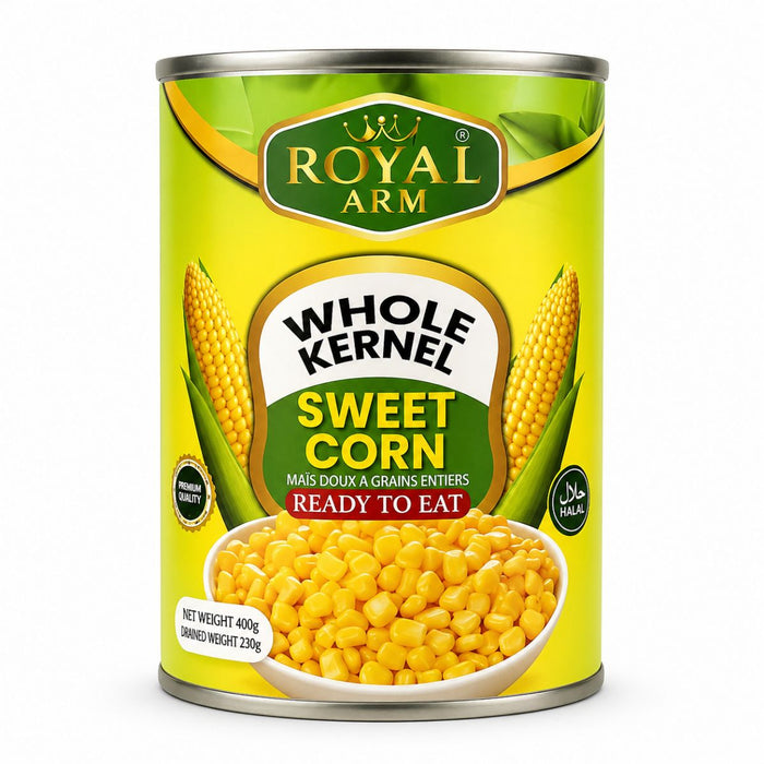 Royal Arm Whole Kernel Sweet Corn - 400G