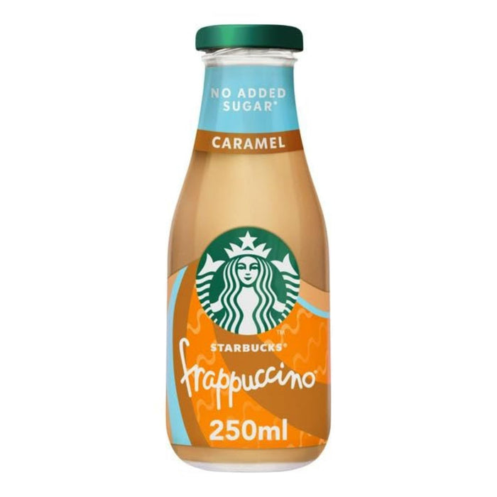Starbucks Frappuccino Caramel, No Sugar Added Bottles - 8 X 250ML — additional view | Addtocart Dubai UAE
