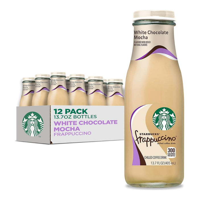 Starbucks Frappuccino White Chocolate Mocha Bottles - 8 X 250ML | Addtocart Dubai UAE