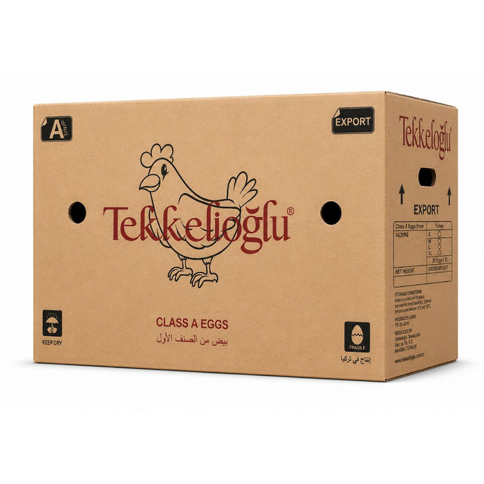 Tekkeliogfu LARGE Fresh Eggs, 1 Carton of 12 Trays, 360 Eggs - 12 X 30PC