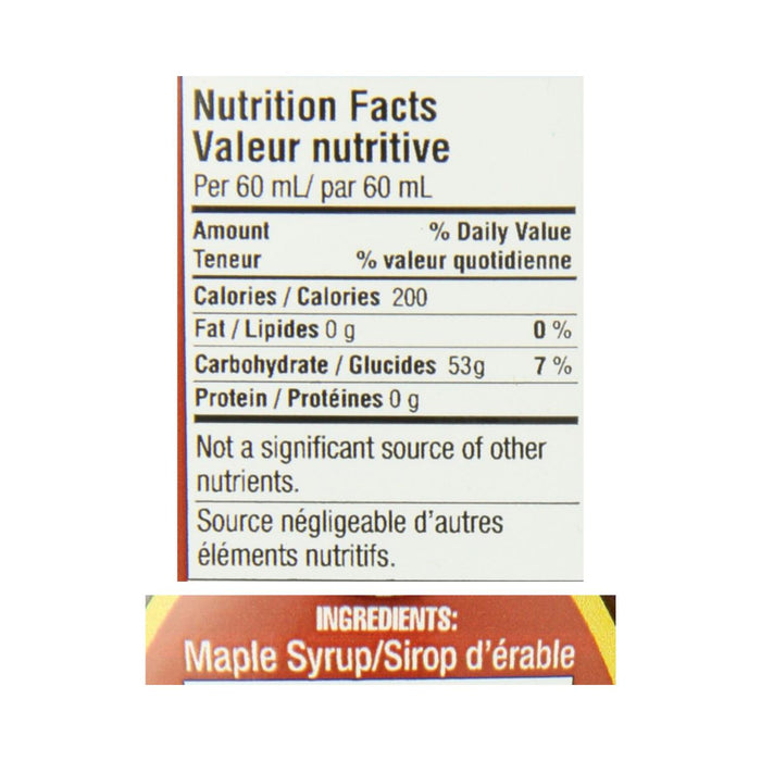 The Maple Treat Pure Maple Syrup, Amber, Grade A, Canada - 250ML