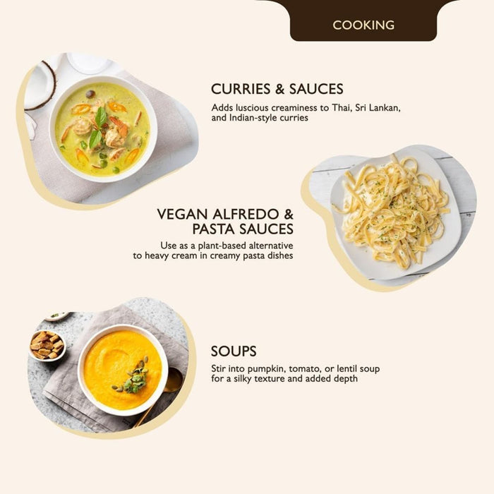 Earth's Finest Organic Coconut Cream, Sri Lanka - 400ML