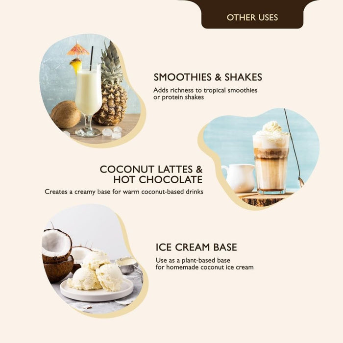 Earth's Finest Organic Coconut Cream, Sri Lanka - 400ML