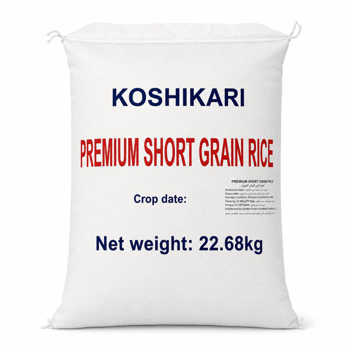 GGFT Koshihikari Premium Short Grain Rice, Vietnam - 22.68KG | Addtocart Dubai UAE