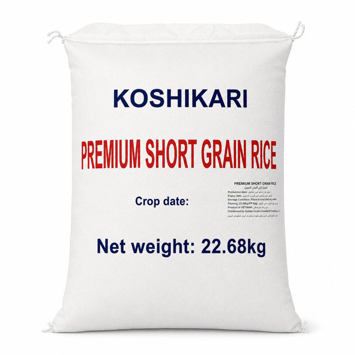 GGFT New KOSHIKARI Premium Short Grain Rice, Vietnam - 22.68KG | Addtocart Dubai UAE