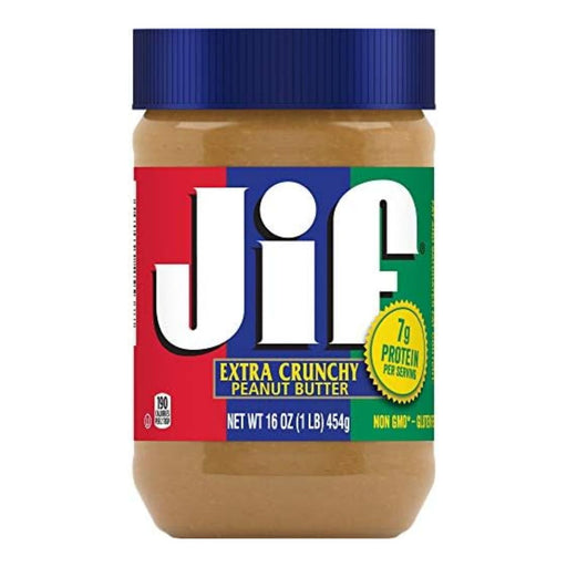 JIF Peanut Butter, Extra Crunchy - 454G | Addtocart Dubai UAE