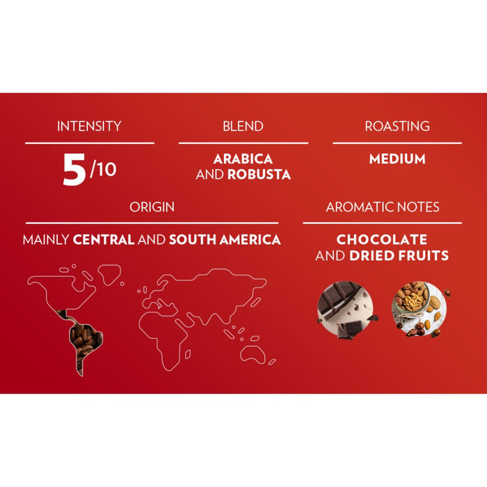 Lavazza Rossa Ground Coffee Beans, Italy - 1KG