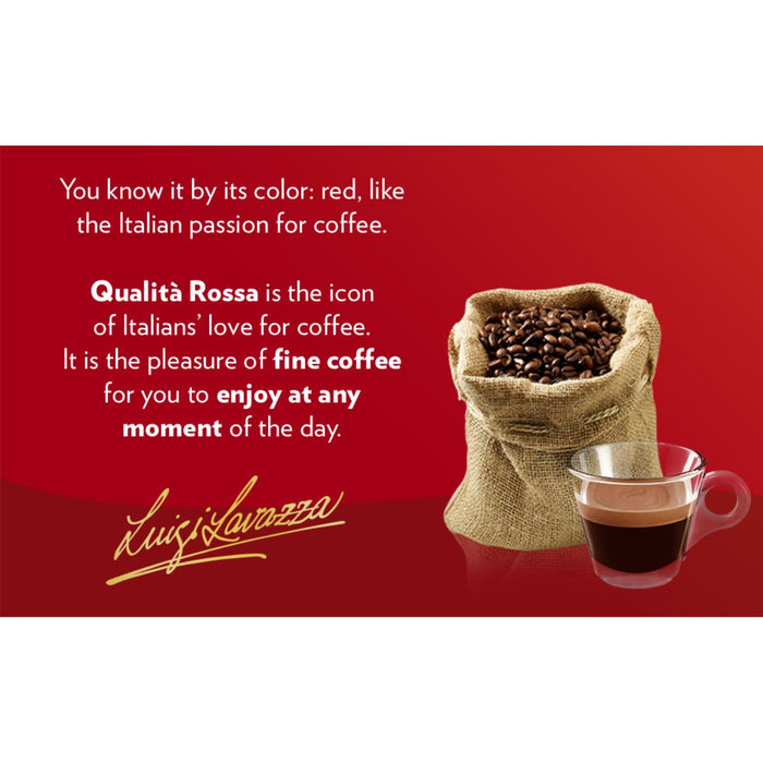 Lavazza Rossa Ground Coffee Beans, Italy - 1KG