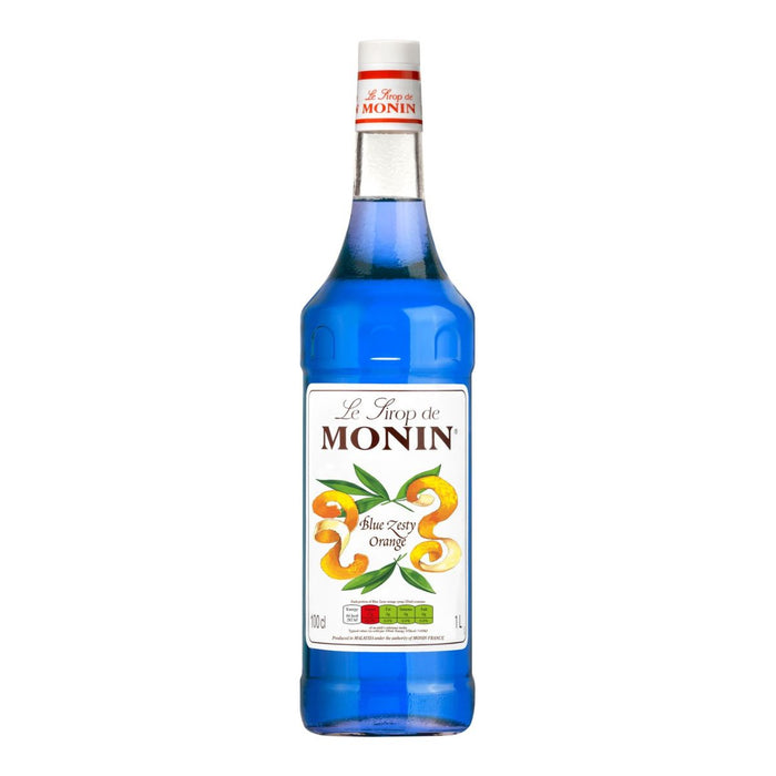 Monin Blue Lagoon Zesty Orange Syrup - 1LTR