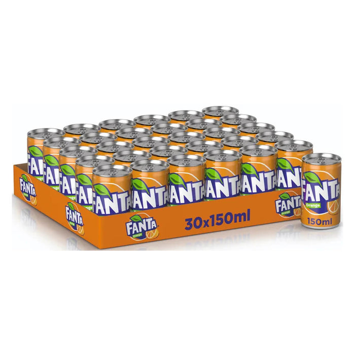 Fanta Orange Soft Drink, UAE - 30 X 150ML