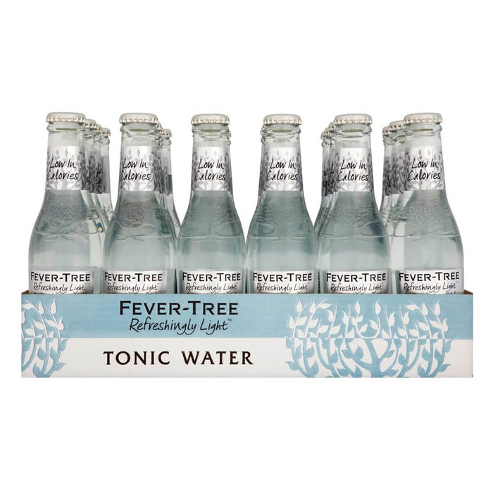 Fever Tree Refreshingly Light Tonic Water, 1 Carton - 24 X 200ML