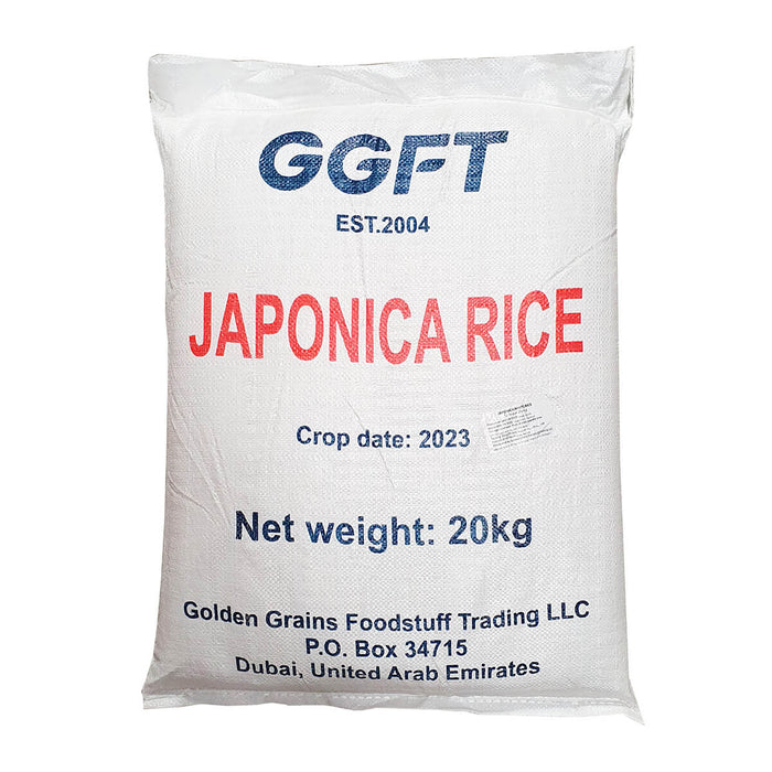 GGFT White Japonica Rice, Vietnam - 20KG