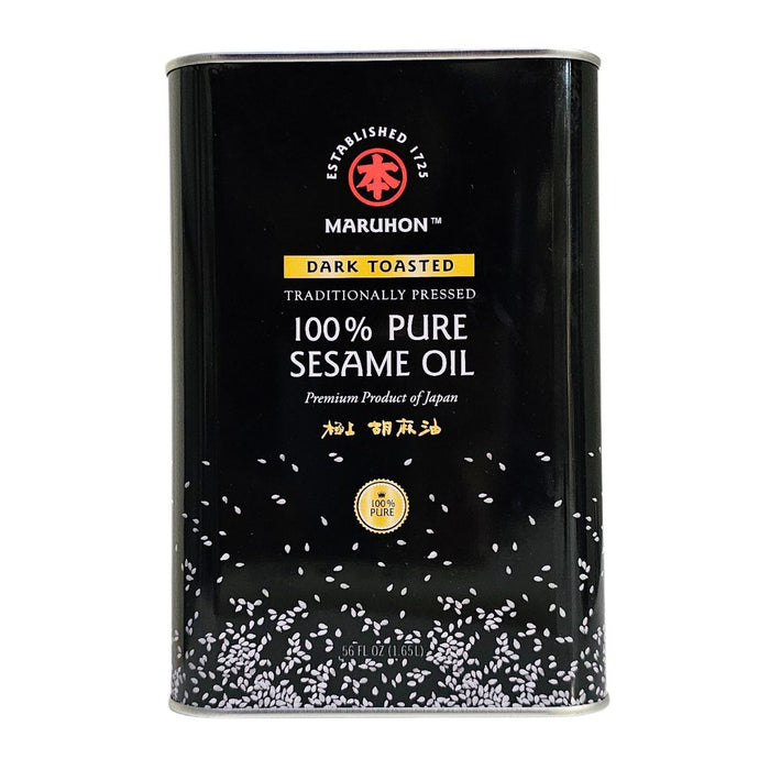 Maruhon Takemoto 100% Pure Sesame Oil, Dark Toasted Japan - 1.65LTR