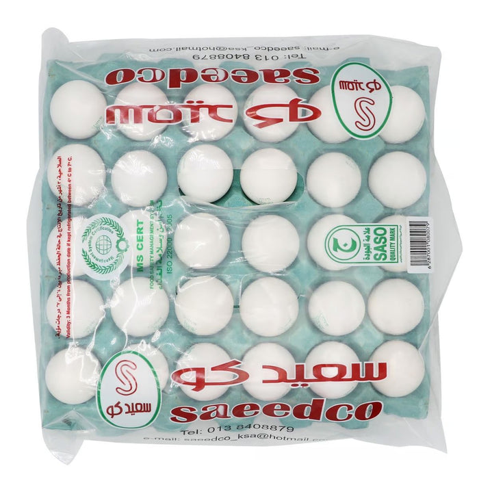 Saeed-Co LARGE Fresh Table Eggs, 12 X 30 Pieces - 1 Carton of 360 Eggs