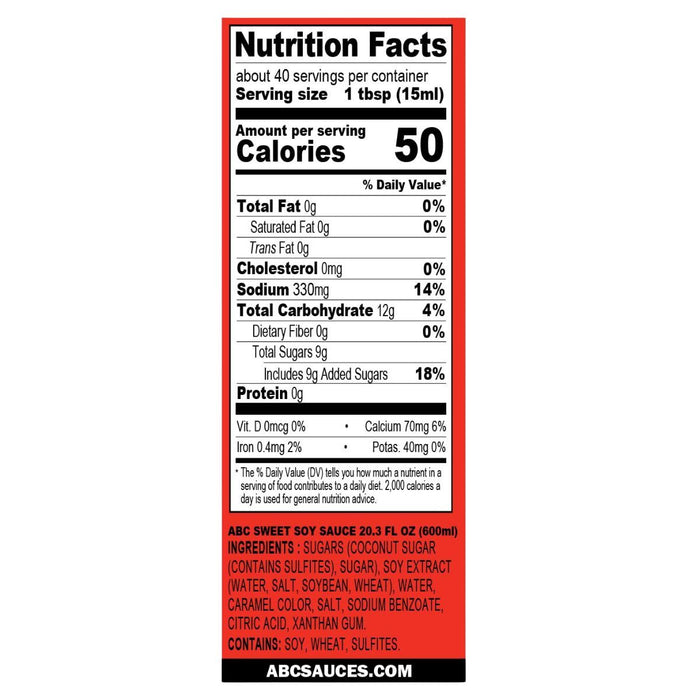 ABC Kecap Manis Sweet Soy Sauce - 600ML — additional view | Addtocart Dubai UAE