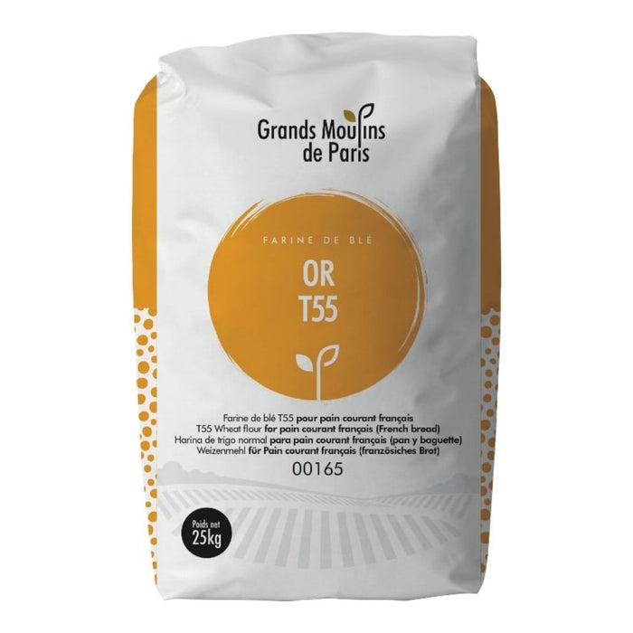 Grands Moulins de Paris T55 Farine De Ble Wheat Flour - 25KG