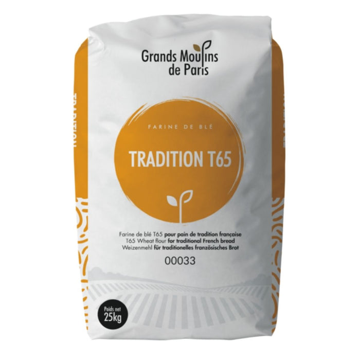 Grands Moulins de Paris T65 Farine De Ble Wheat Flour - 25KG