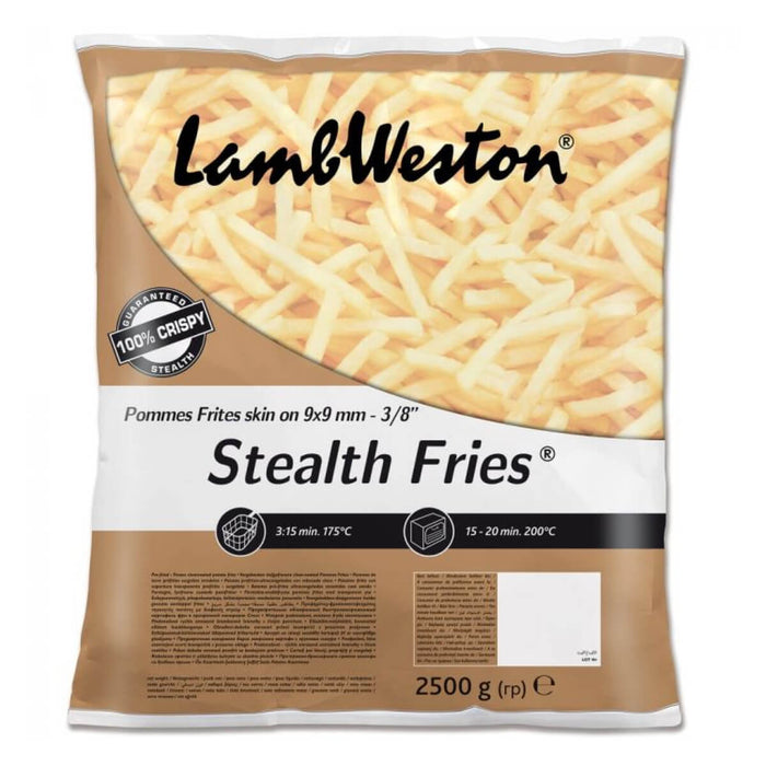 Lamb Weston Stealth Fries 9x9MM, S04/LW413 - 4 X 2.5KG