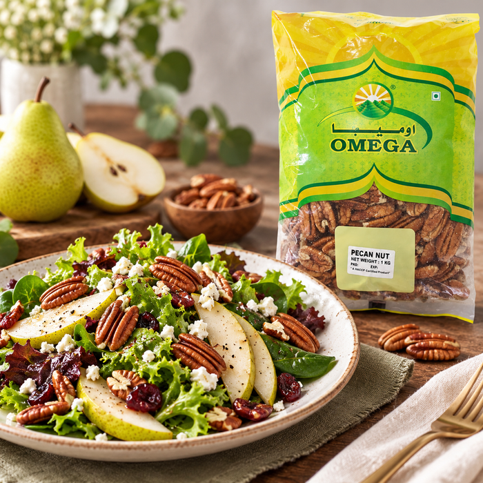 Omega Pecan Nuts - 1KG serving suggestion 04