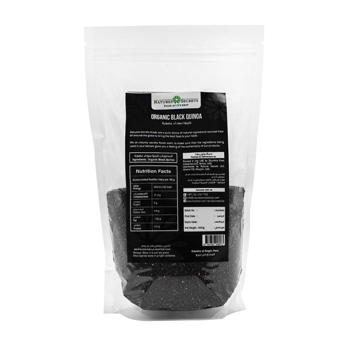Natures Secrets Black Organic Quinoa - 500G — additional view | Addtocart Dubai UAE