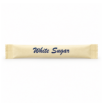 Majestic White Sugar Stick - 3KG | 600 Pieces of 5G each