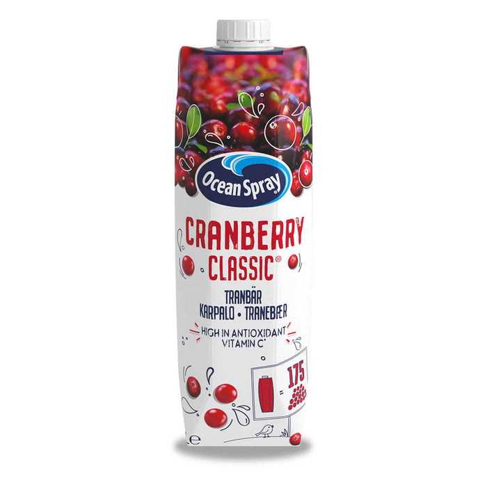 Ocean Spray Cranberry Juice, UK - 12 X 1LTR