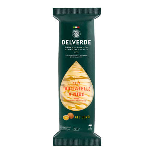 Delverde Tagliatelle a Nido No. 91 Egg Pasta 250g pack