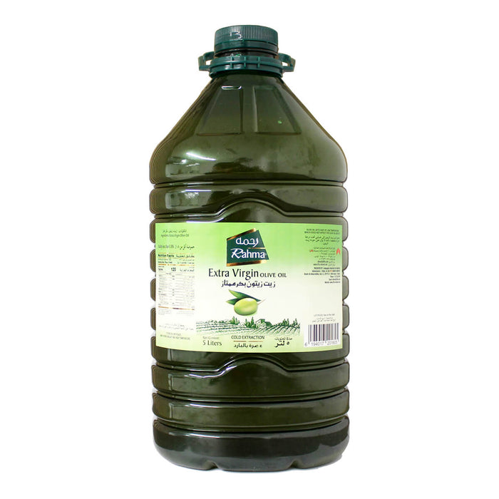 Rahma Extra Virgin Oil Olive in PET Bottle, Spain - 5LTR
