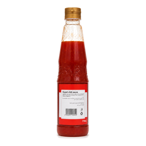 Seasir Sweet Chilli Sauce 710ml rear label and ingredients - SACH-253302