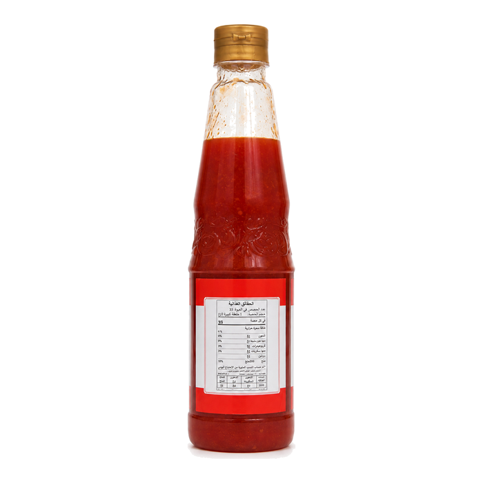 Seasir Sweet Chilli Sauce 710ml nutrition information panel - SACH-253302