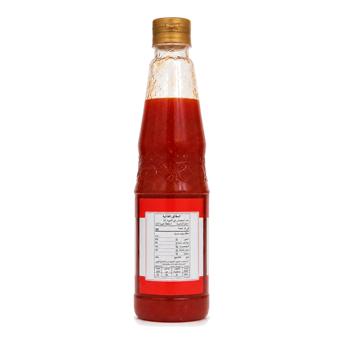 Seasir Sweet Chilli Sauce 710ml nutrition information panel - SACH-253302