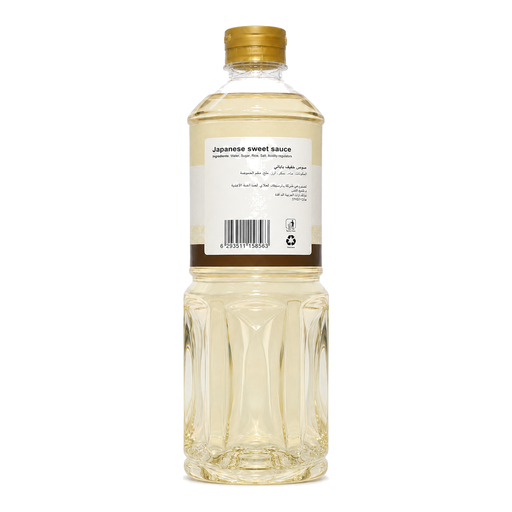Seasir Japanese Sweet Sauce 1L rear label and ingredients - SACH-253306