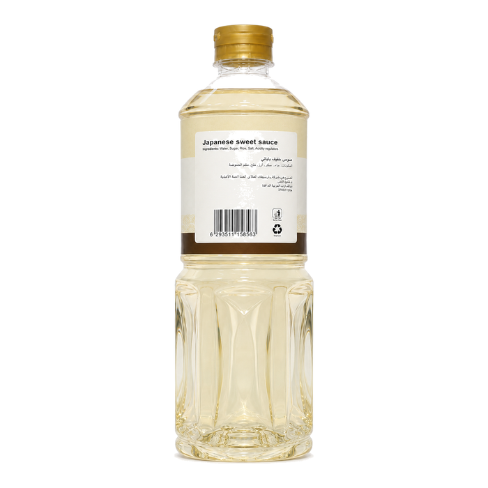 Seasir Japanese Sweet Sauce 1L rear label and ingredients - SACH-253306