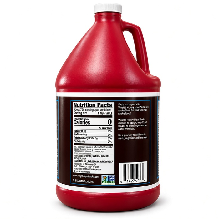 Wright's Liquid Smoke Hickory, nutrition facts label