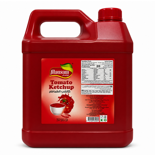 Mausam Tomato Ketchup 5kg - front