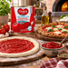 Mara tomato paste in pizza preparation