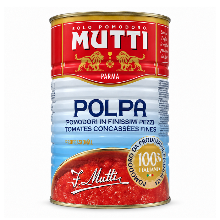 Mutti Polpa 4050g tin - front view