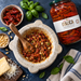 Italica sun-dried tomatoes used in pesto preparation