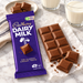 Cadbury Dairy Milk sharing serving suggestion