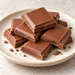 Milk chocolate serving suggestion