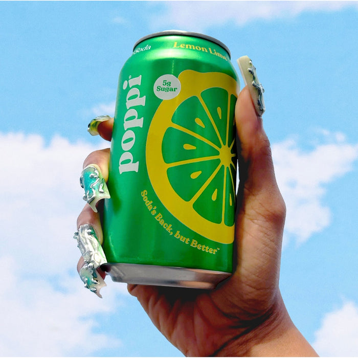 Poppi Lemon Lime official serving and flavour image | SKU SUPL-745171