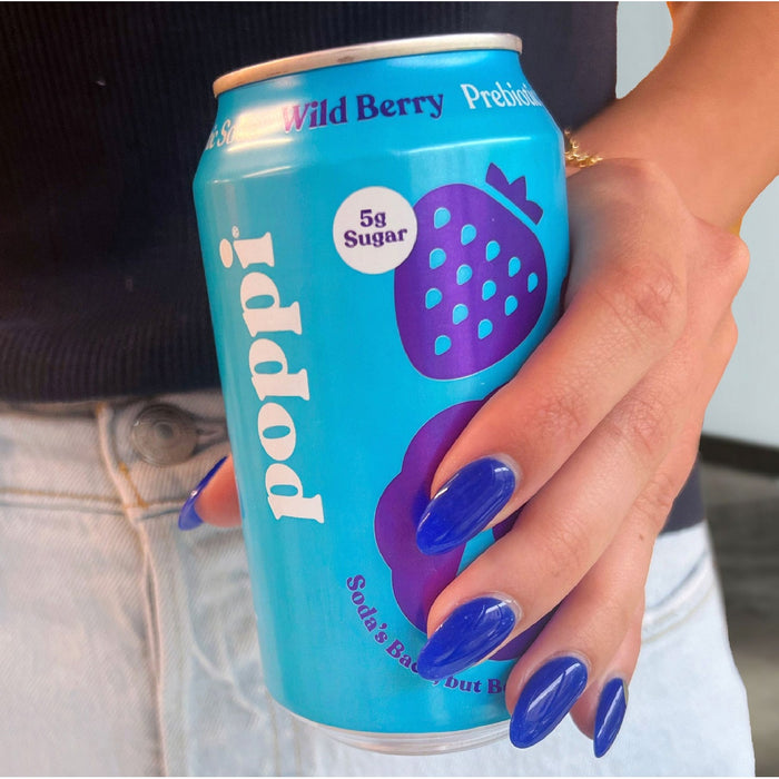 Poppi Wild Berry official serving and flavour image | SKU SUPL-745178