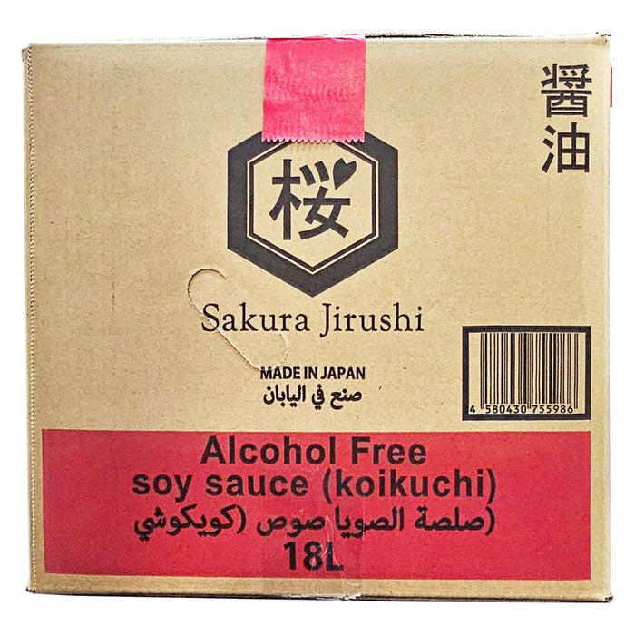 Sakura Jirushi Soy Sauce 0%, Halal, Japan - 18LTR