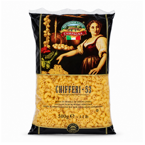 Campagna Elbow Chifferi #53, Italy - 500G – front product view