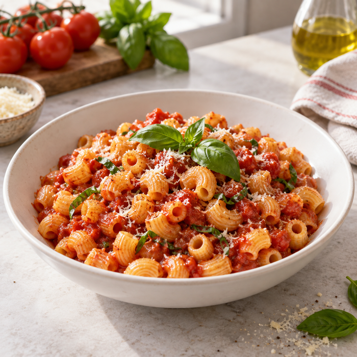 Campagna Mezzi Gomiti #39 Elbow Macaroni, Italy - 500G – serving suggestion
