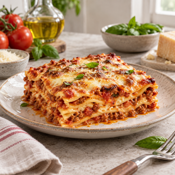 Campagna Instant Lasagna, Italy - 500G – serving suggestion