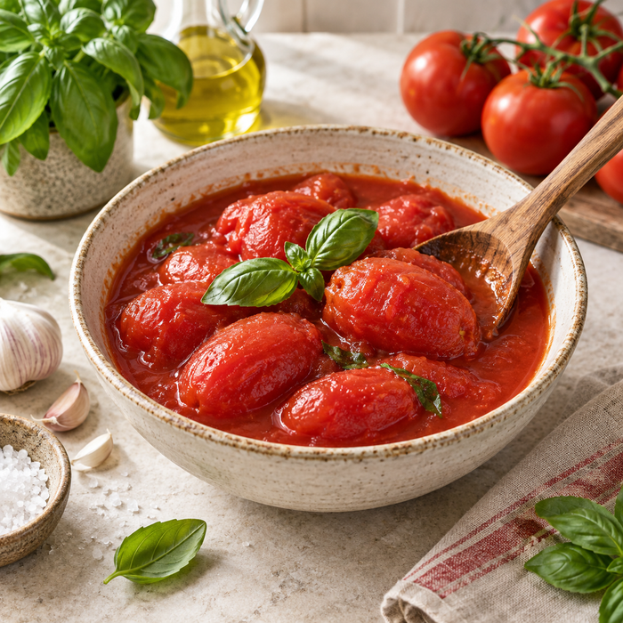 Campagna Peeled Tomato, Italy - 2.55KG – preparation suggestion