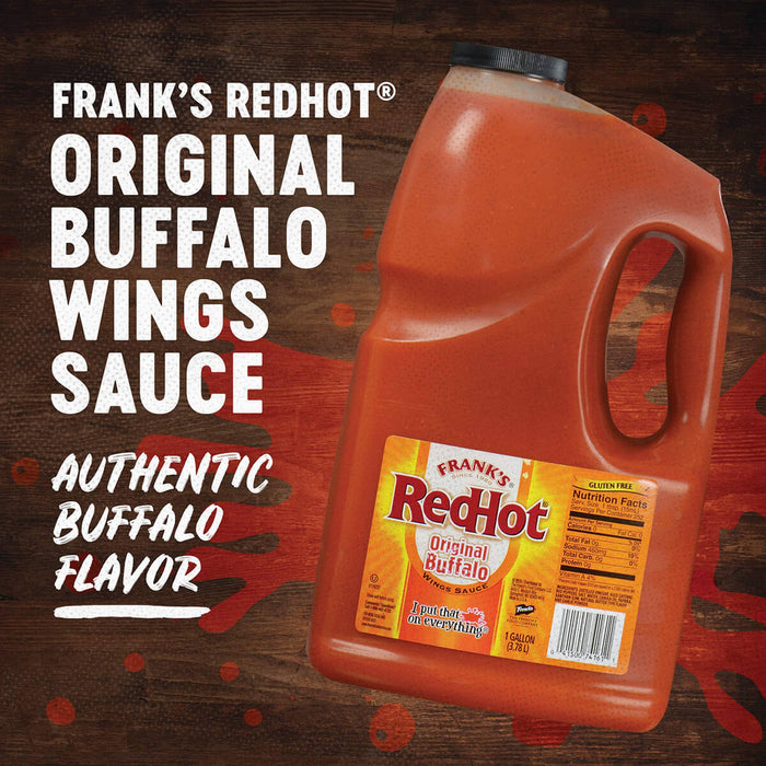 Frank's RedHot Original Buffalo Wings Sauce - 3.78LTR — additional view | Addtocart Dubai UAE
