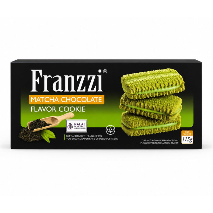 Franzzi Matcha Chocolate Flavor Cookie - 115G | Addtocart Dubai UAE